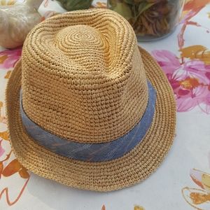 Raffia hat mens
